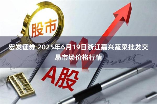 宏发证券 2025年6月19日浙江嘉兴蔬菜批发交易市场价格行情